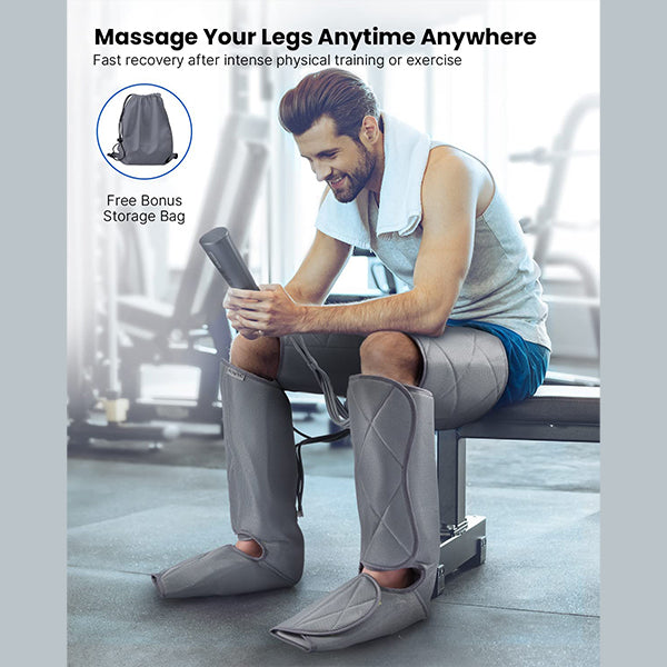 RENPHO Leg Massager for Circulation and Relaxation, Calf Feet Thigh Massage with 6 Modes 4 Intensities