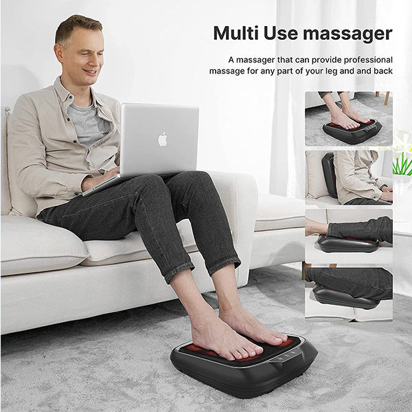RENPHO Foot Massager with Heat, Shiatsu Heated Electric Foot Massager