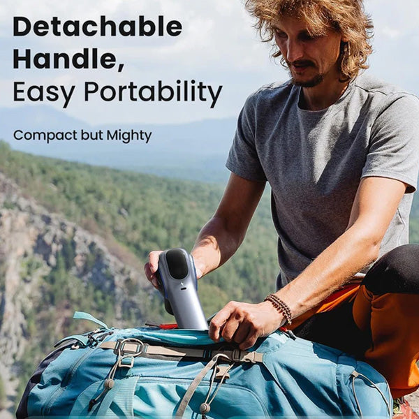 RENPHO Massage Gun with Upgrade Extension Handle Percussion Portable Mini Handheld Deep Tissue Muscle Massager