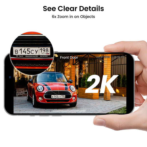 AOSU C9C4H SolarCam D1 Classic 3MP Smart Camera Kit (4 Cameras)