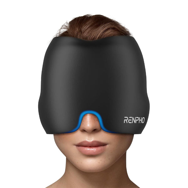 RENPHO Ice Head Wrap Headache Relief Hat for Migraine