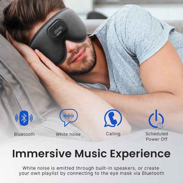 RENPHO EYESNOOZE Sleep Headphones Sleep Mask with Bluetooth Headphones