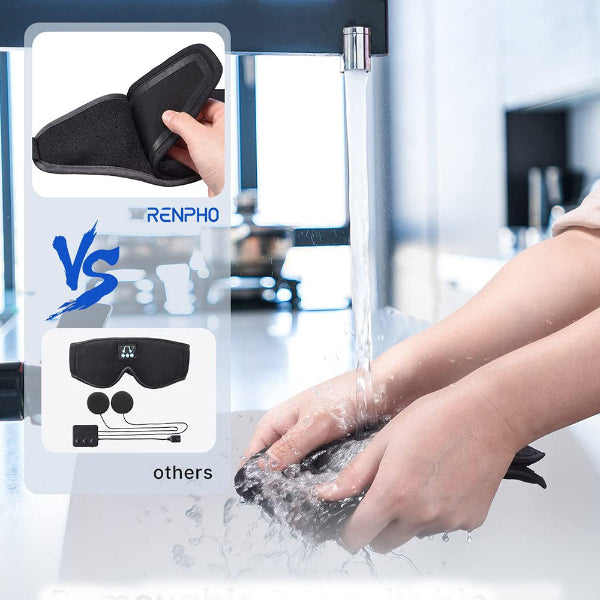 RENPHO EYESNOOZE Sleep Headphones Sleep Mask with Bluetooth Headphones