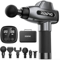 RENPHO C3 Percussion Massage Gun, Professional Powerful, 20 Speeds with 6 Massage Heads | RF-GM168-BK